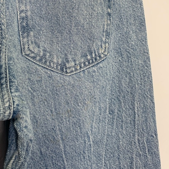 Pacsun Light Blue Distressed Wide Leg Playboy Bunny Graphic Jeans Size 25 - Picture 13 of 15